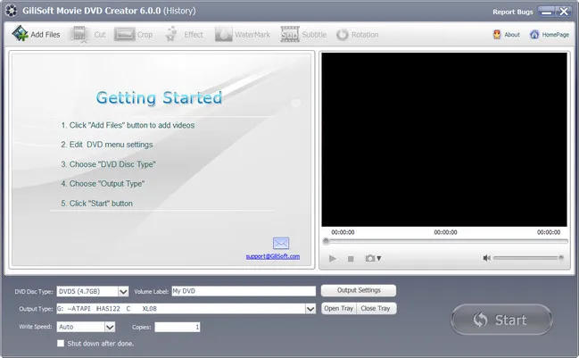 GiliSoft Movie DVD Creator Crack 10.3.0 with Serial Key Download