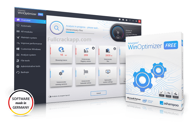 Ashampoo WinOptimizer 25.00.15 Crack + License Key Download